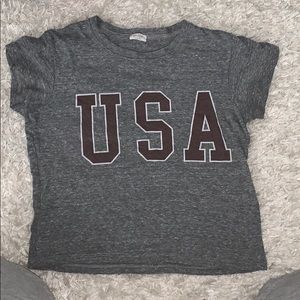 usa printed t shirt